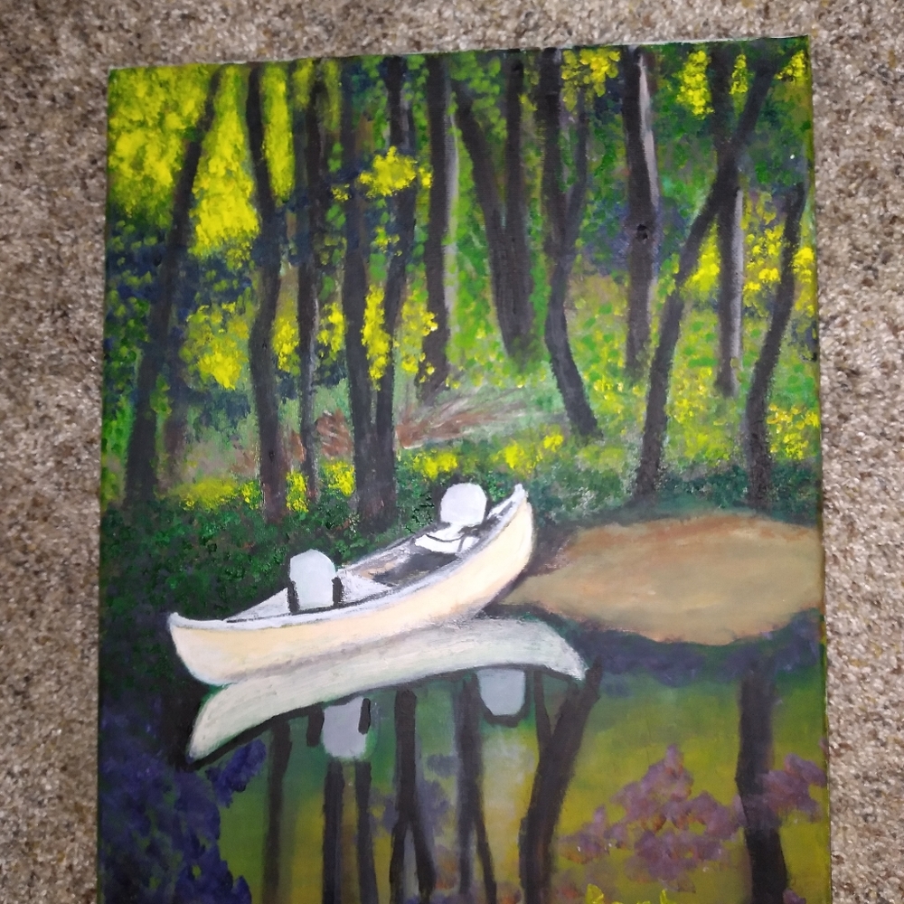 Original oil painting on canvas By Barbara Rice